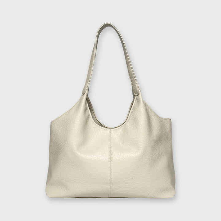 Hannah Bucket Bag in Ivory