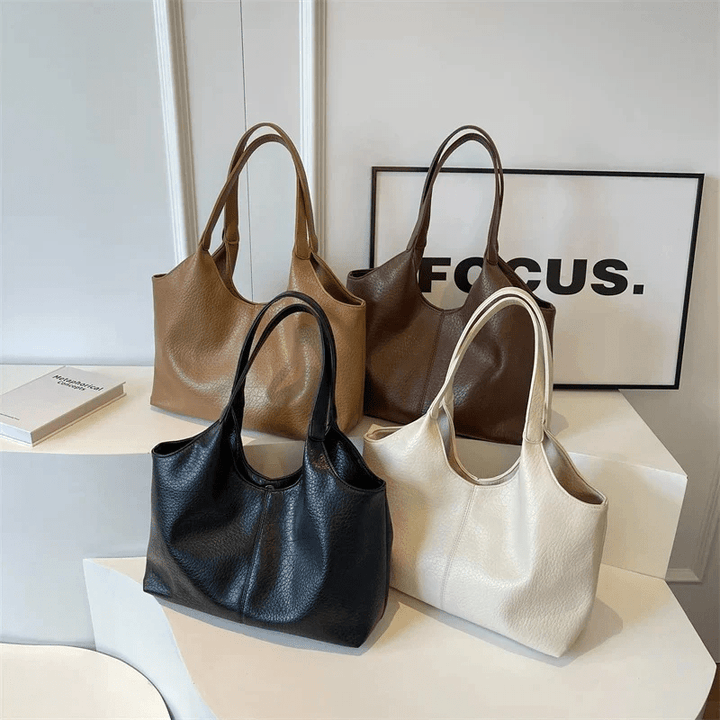 Hannah Bucket Bag in Cognac