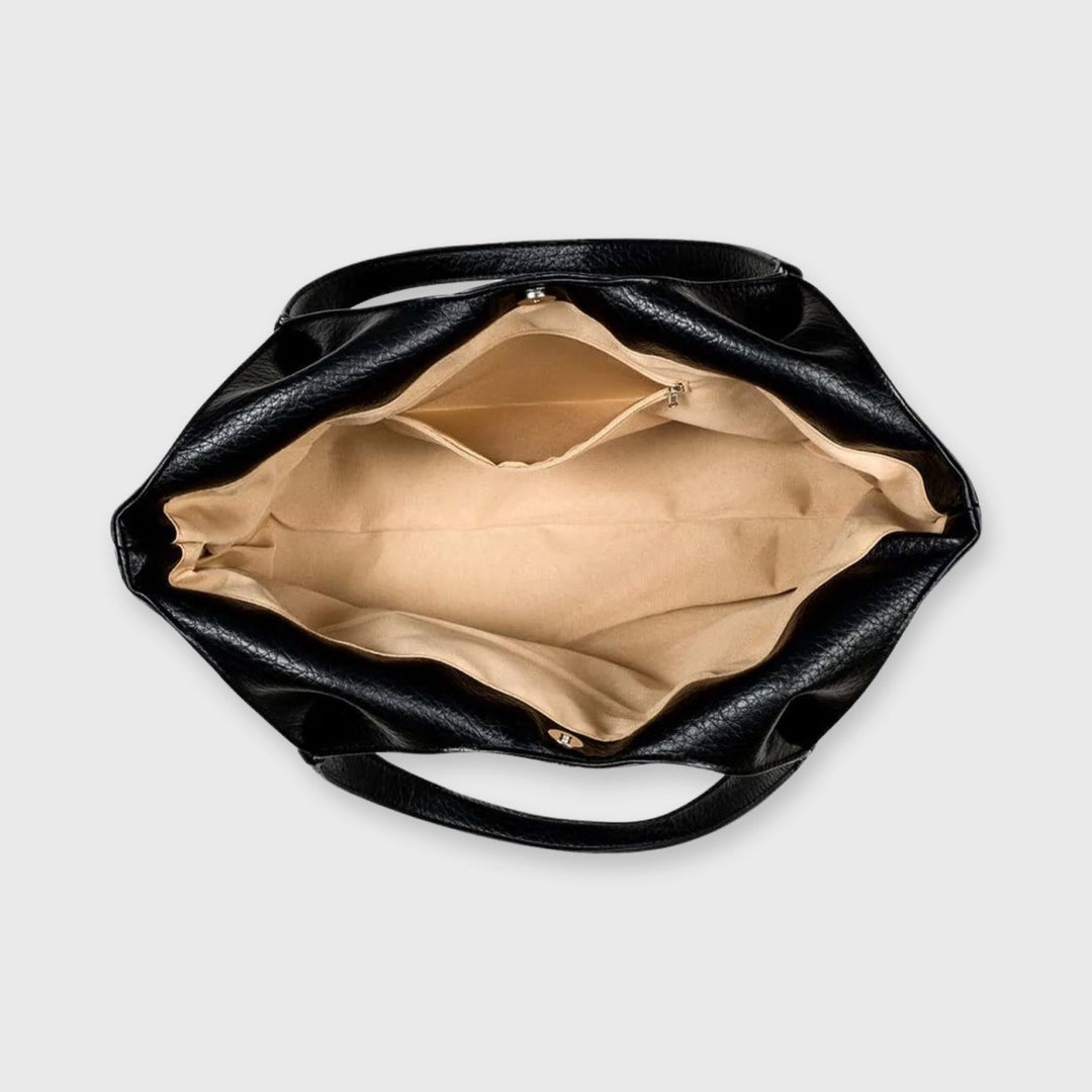 Hannah Bucket Bag in Black