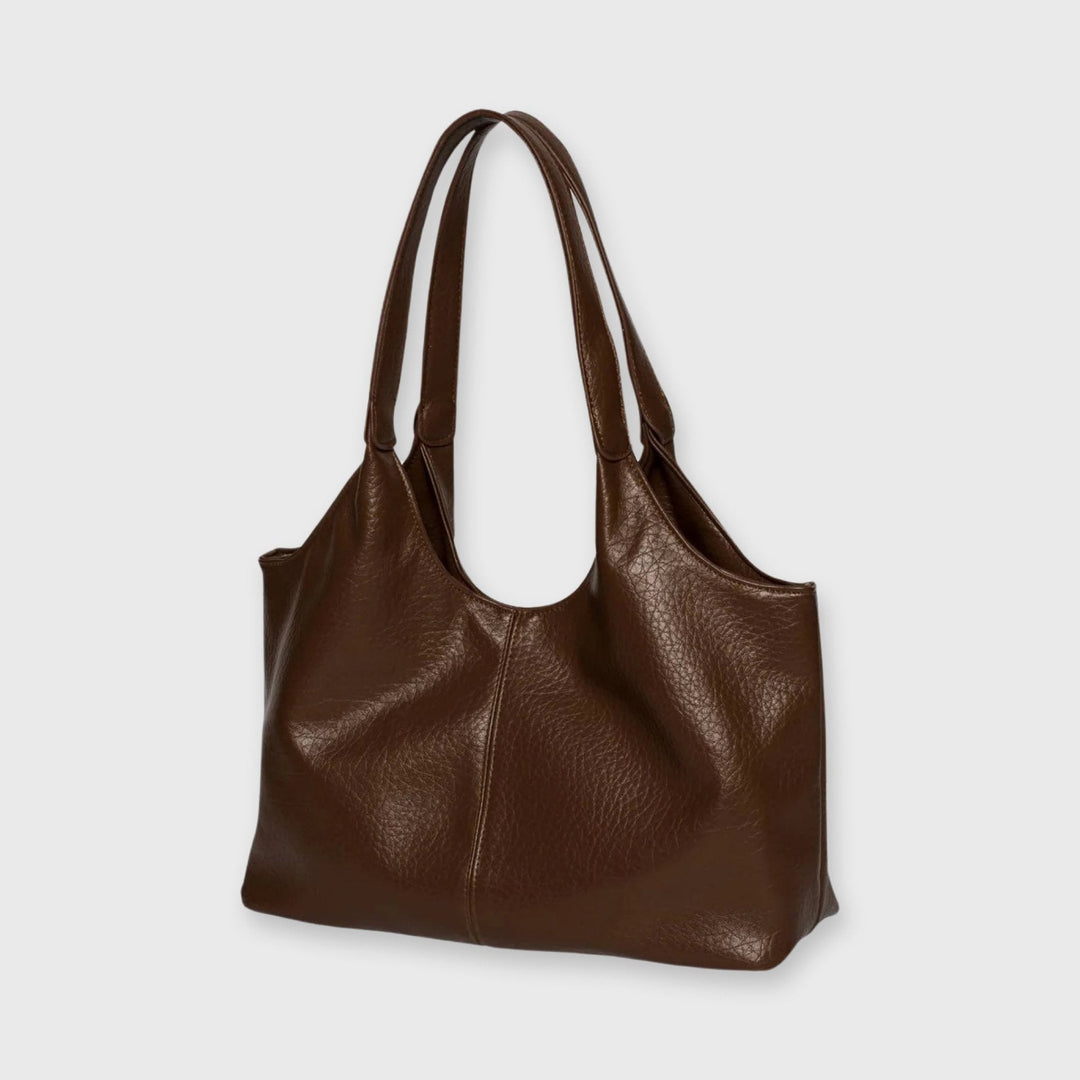 Hannah Bucket Bag in Brown
