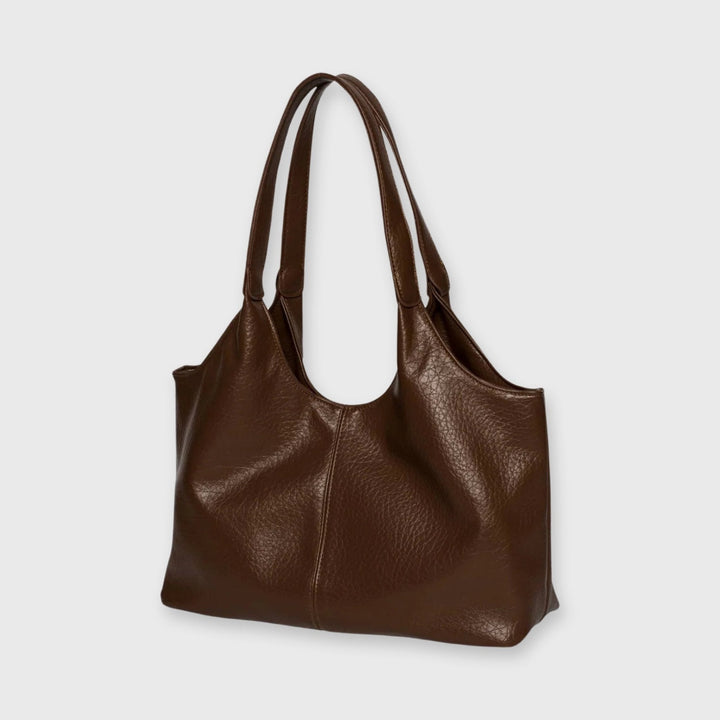 Hannah Bucket Bag in Brown