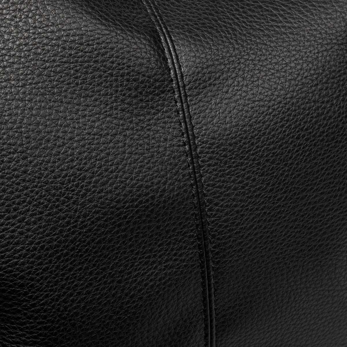 Jolie Vegan Leather Hobo Bag in Black